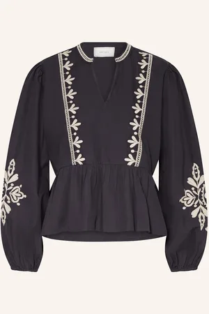Neo Noir Blusenshirt Ginia blau