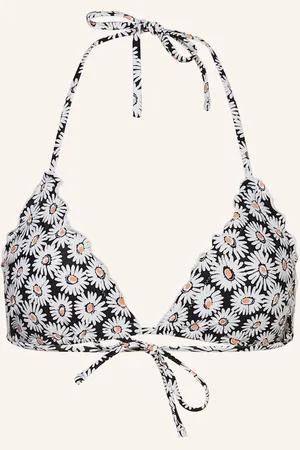 HUGO BOSS Triangel-Bikini-Top Ruffle schwarz