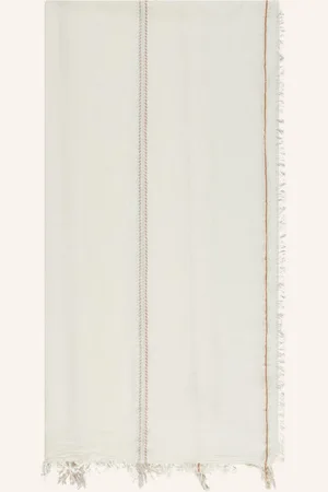 Codello Schal Mit Glitzergarn weiss