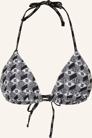 HUGO BOSS Triangel-Bikini-Top Pure schwarz