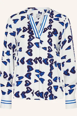 Emily van den Bergh Blusenshirt blau