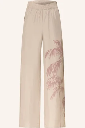 Max&Co. Marlenehose Theodor Aus Seide beige