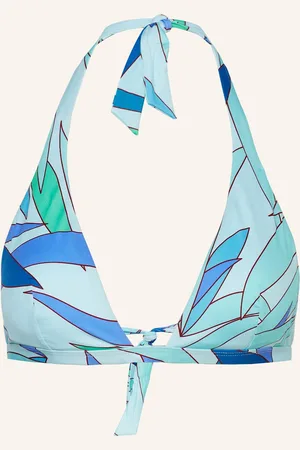Vilebrequin Neckholder-Bikini-Top Madrague Fleche blau