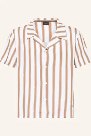 HUGO BOSS Resorthemd Beach Comfort Fit weiss
