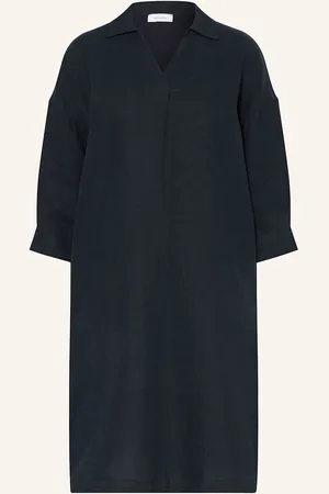 DARLING HARBOUR Leinenkleid Mit 3/4-Arm blau