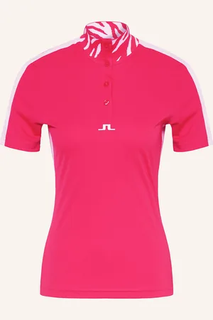 J Lindeberg Funktions-Poloshirt rot