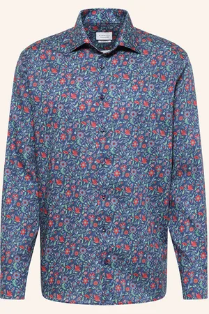 ETERNA Hemd Comfort Fit blau
