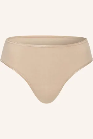 Hanro Slip Cotton Seamless braun