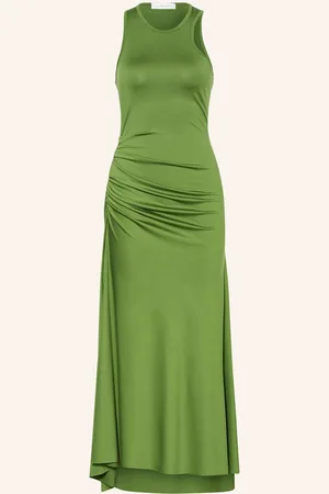 Victoria Beckham Jerseykleid gruen