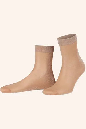 Wolford Feinstrumpf-Söckchen Shimmer beige