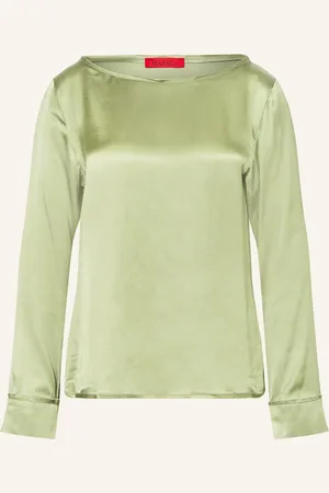 Max&Co. Blusenshirt Oggeri Aus Satin gruen
