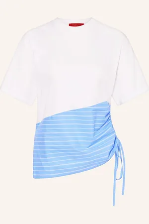 Max&Co. T-Shirt Brest Im Materialmix blau