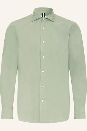 Profuomo Hemd Relaxed Fit gruen