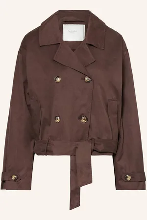Neo Noir Trench-Jacke Sia braun