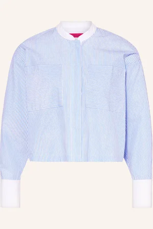 Max&Co. Cropped-Bluse Cala blau