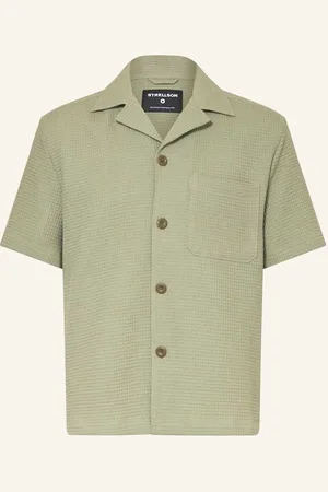 Strellson Resorthemd Noem Comfort Fit gruen