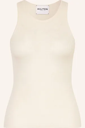 KUJTEN Stricktop Dunia Aus Cashmere weiss