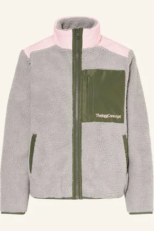 TheJoggConcept Teddyfelljacke Jcberri gruen