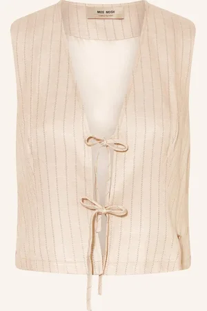 Mos Mosh Cropped-Weste Mmelva Inah beige