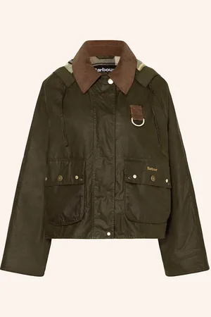 Barbour Fieldjacket Erma Mit Abnehmbarer Kapuze gruen