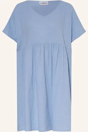 Lidea Strandkleid Sports Club Aus Musselin blau