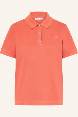 Marc O’ Polo Piqué-Poloshirt rot