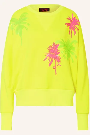 miss goodlife Sweatshirt Mit Pailletten gelb