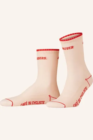 Cafe du Cycliste Café Du Cycliste Radsocken Motto Summer rosa