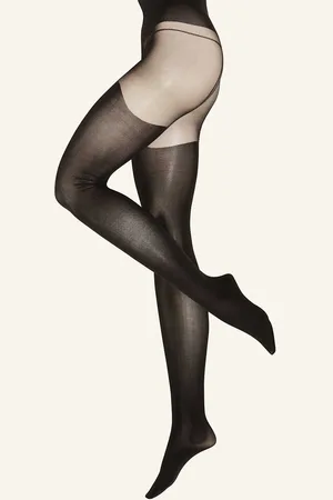 Wolford Feinstrumpfhose Garter Belt Tights schwarz