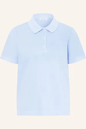 Marc O’ Polo Piqué-Poloshirt blau