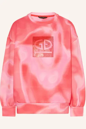 Goldbergh Sweatshirt Cerise Mit Schmucksteinen orange