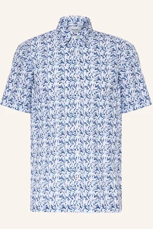 JOOP! Kurzarm-Hemd Comfort Fit blau