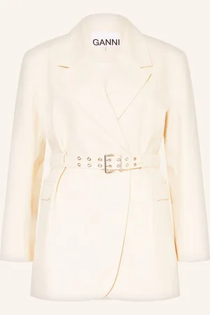 Ganni Longblazer weiss