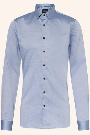 Olymp Hemd No. Six Super Slim Mit Extra Langem Arm blau