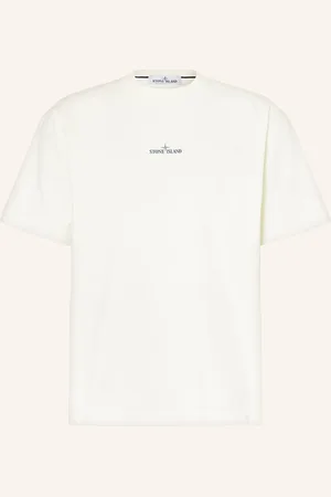 Stone Island T-Shirt Compass Camo weiss