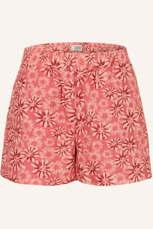 Scotch&Soda Shorts Mit Leinen rot