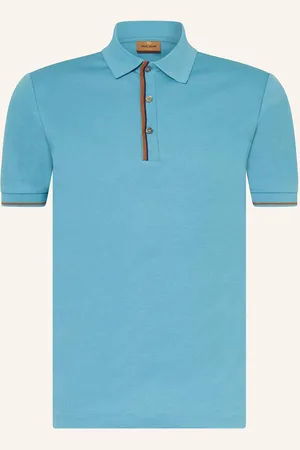 MOS MOSH Gallery Piqué-Poloshirt Mmgharvey blau