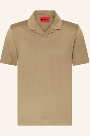 HUGO BOSS Jersey-Poloshirt Dimerspolo braun