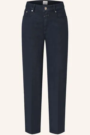 Closed 7/8-Jeans Milo Mit Leinen blau