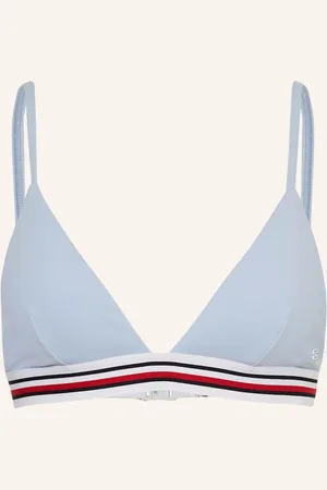 Tommy Hilfiger Triangel-Bikini-Top blau