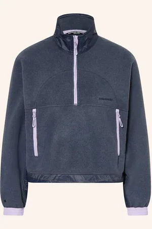 Salomon Midlayer Chroma Cropped blau