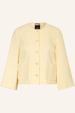 JOOP! Bouclé-Jacke Jovanna gelb