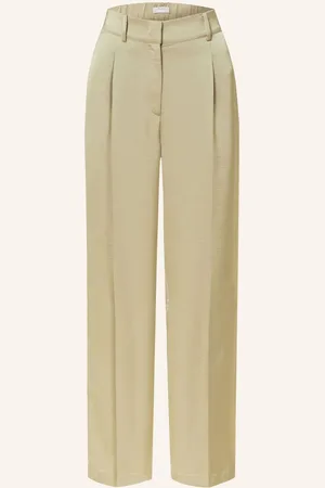Dante 6 Marlenehose Jules Aus Satin gruen