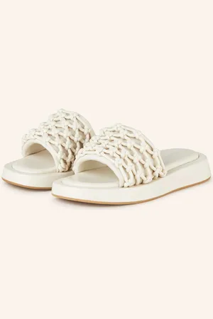 Marc Cain Plateau-Pantoletten beige