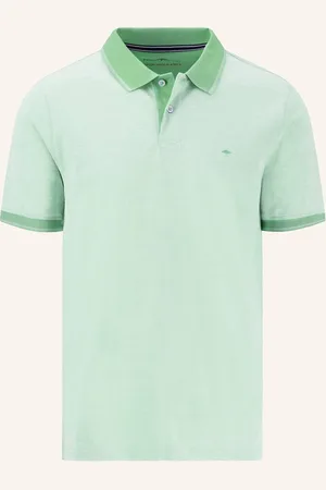 Fynch-Hatton Piqué-Poloshirt gruen