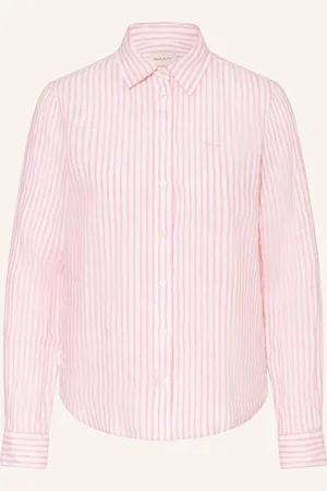 GANT Hemdbluse Aus Leinen pink