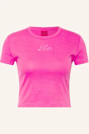 HUGO BOSS Cropped-Shirt Delanor
