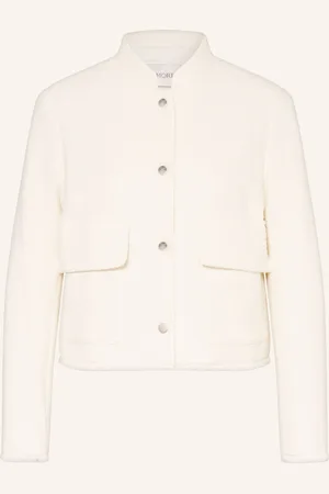 More Kastenjacke Aus Tweed weiss