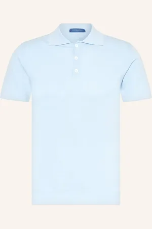 Daniele Fiesoli Strick-Poloshirt blau