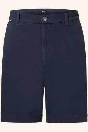 HUGO BOSS Chinoshorts Slim Fit blau